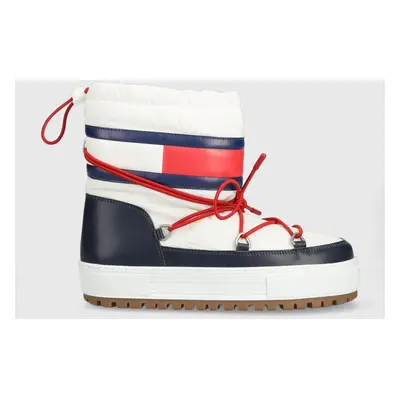 Tommy Jeans hócipő EN0EN02162 TOMMY JEANS SNOWBOOT LOW fehér