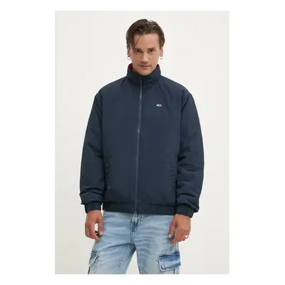 Tommy Jeans rövid kabát férfi, sötétkék, átmeneti, oversize, DM0DM19661