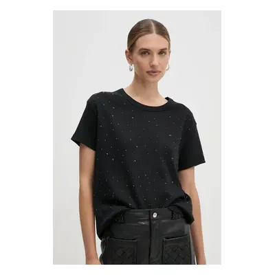 ZADIG&VOLTAIRE t-shirt női, fekete, JWTS01656