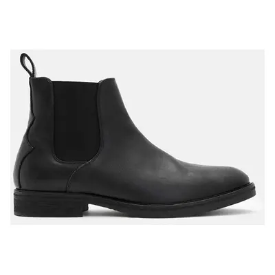 AllSaints bőr bokacsizma Creed Boot fekete, férfi, M040FB