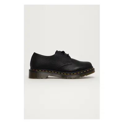 Dr. Martens félcipő fekete, női, lapos talpú, DM26957001