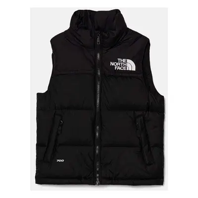 The North Face gyerek mellény TEEN RETRO NUPTSE VEST fekete, NF0A8A4BJK31