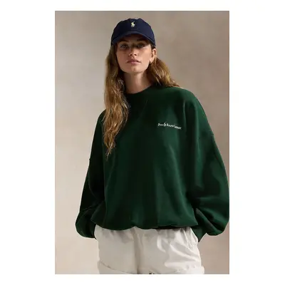 Polo Ralph Lauren felső zöld, női, nyomott mintás