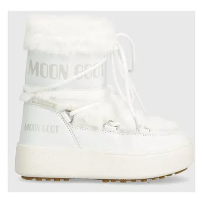 Moon Boot gyerek hótaposó MB JTRACK FAUX FUR WP fehér