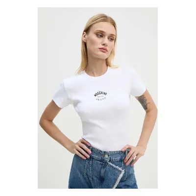 Moschino Jeans t-shirt női, fehér, J0714