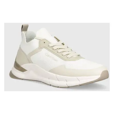 Calvin Klein sportcipő LOW TOP LACE UP MIX fekete