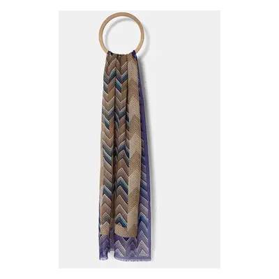 Missoni selyem sál mintás, SAXRSLD9777