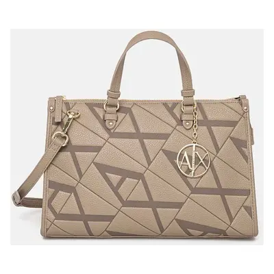 Armani Exchange kézitáska bézs, 4F784