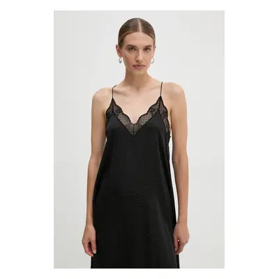 ZADIG&VOLTAIRE ruha fekete, maxi, egyenes, WWDR00727