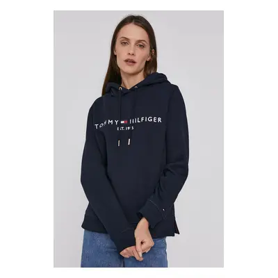 Tommy Hilfiger felső sötétkék, női, nyomott mintás