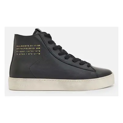 AllSaints bőr sneaker Tana High Top fekete, W110FB