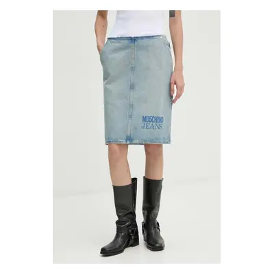 Moschino Jeans farmer szoknya mini, egyenes, J0106