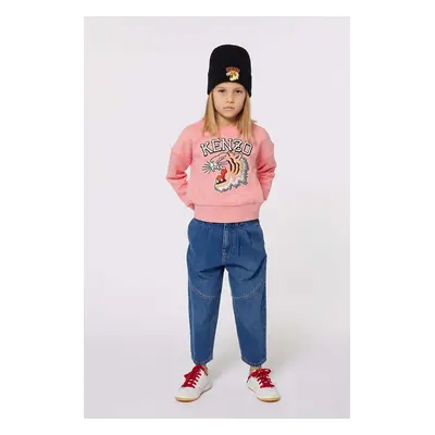 Kenzo Kids gyerek felső rózsaszín, nyomott mintás, K60692