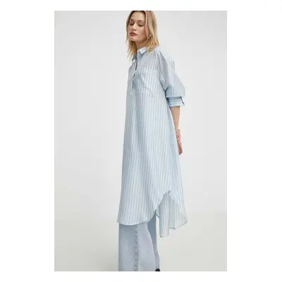 Herskind selyem ruha Meyer midi, oversize