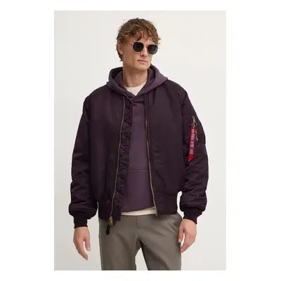 Alpha Industries bomber dzseki férfi, lila, téli