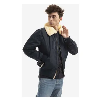 Alpha Industries rövid kabát Injector III férfi, sötétkék, átmeneti