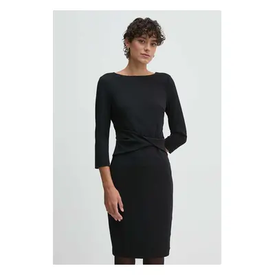 Calvin Klein ruha fekete, mini, testhezálló, K20K207470