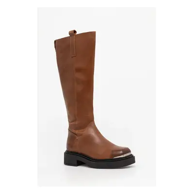 Steve Madden csizma Constance barna, női, lapos talpú, SM11003238