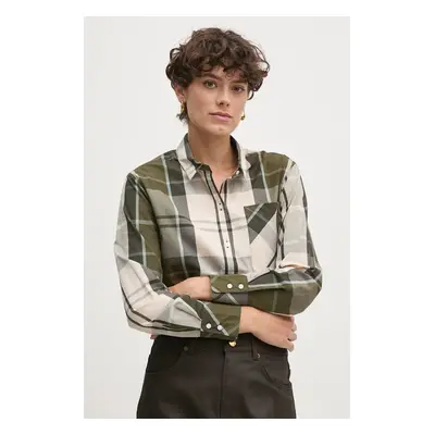 Barbour pamut ing női, galléros, relaxed, LSH1502