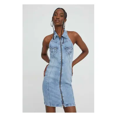 Moschino Jeans farmerruha mini, egyenes