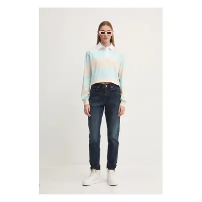 Karl Lagerfeld Jeans farmer női, magas derekú, 246J1106