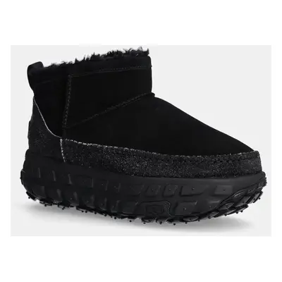 UGG velúr hócipő Venture Daze Ultra Mini fekete, 1158200-BBLC