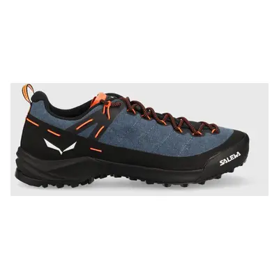 Salewa cipő Wildfire Canvas sötétkék, férfi