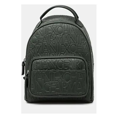 Armani Exchange hátizsák zöld, női, kis, sima, CC793