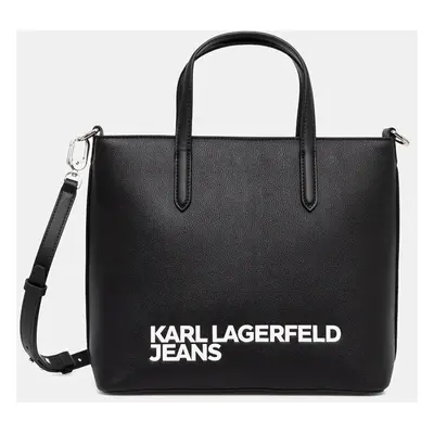 Karl Lagerfeld Jeans kézitáska fekete, 246J3065