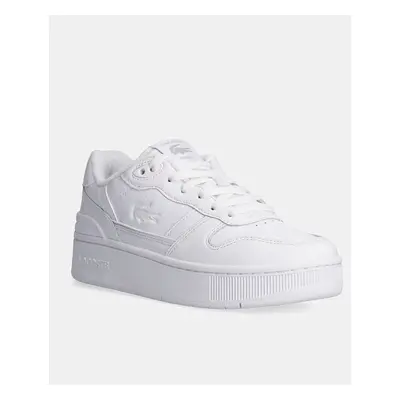 Lacoste bőr sportcipő T-Clip Platform fehér, 48SFA0046