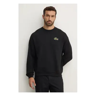 Lacoste felső fekete, férfi, sima, SH2741