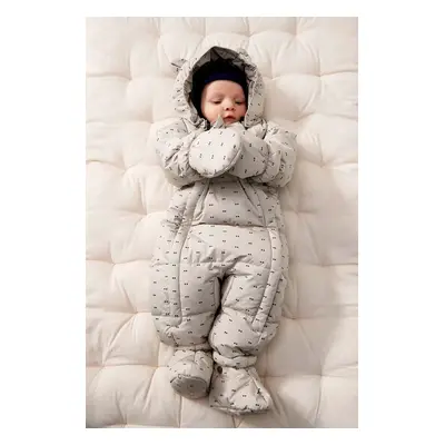 Liewood baba téli overall Sylvie Baby Snowsuit szürke, LW19403