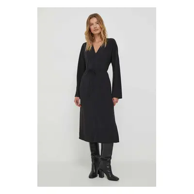 Calvin Klein ruha fekete, midi, oversize