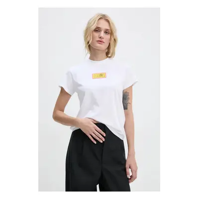 MM6 Maison Margiela pamut póló női, fehér, S62GD0189.S23588