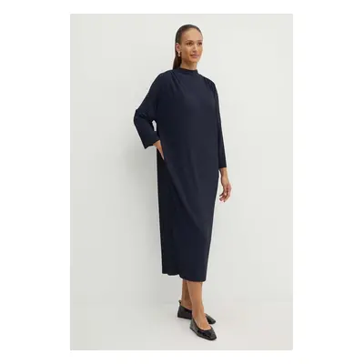 Max Mara Leisure ruha sötétkék, midi, oversize