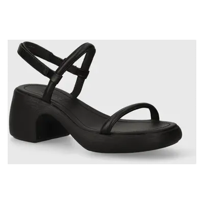 Camper bőr szandál Thelma Sandal fekete, K201596.001