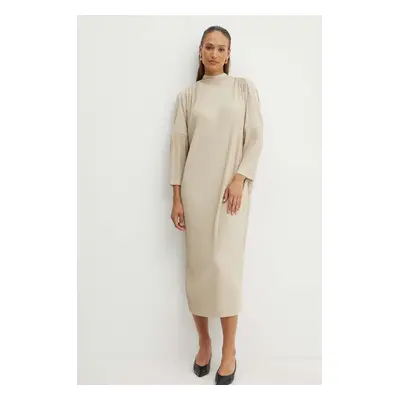 Max Mara Leisure ruha bézs, midi, oversize