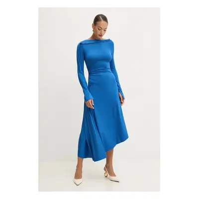 Victoria Beckham ruha maxi, harang alakú, 1424JDR005877A