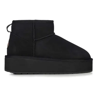 Emu Australia velúr hócipő Stinger Micro Flatform fekete, W13082.BLAK