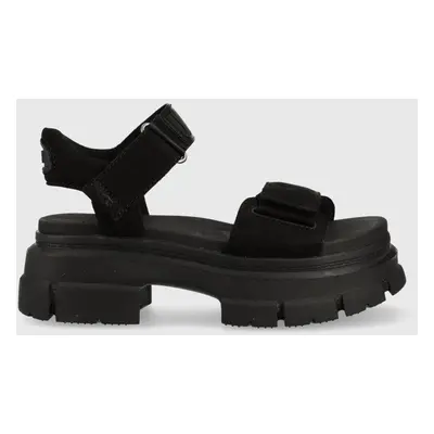 UGG szandál Ashton Ankle fekete, női, platformos