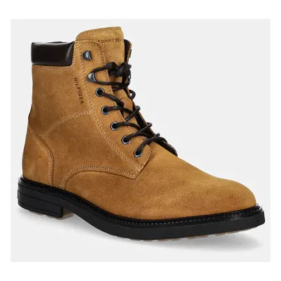 Tommy Hilfiger velúr bokacsizma HILFIGER OUTDOOR SUEDE BOOT barna, FM0FM05193