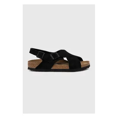 Birkenstock velúr szandál Tulum SFB fekete, női