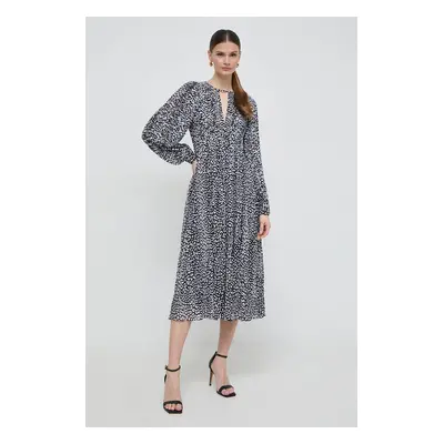 MICHAEL Michael Kors ruha fekete, midi, oversize