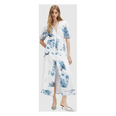 AllSaints ruha DINAH DEKORAH DRESS maxi, harang alakú, WD557Z