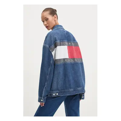 Tommy Jeans farmerdzseki női, átmeneti, oversize, DW0DW19745