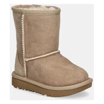 UGG gyerek hócipő velúrból T CLASSIC II bézs