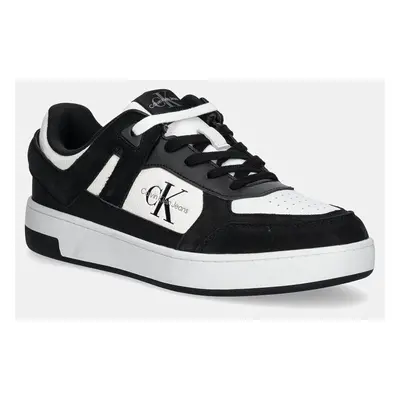 Calvin Klein Jeans sportcipő BASKET CUP LOW LACEUP AUTHENTIC fekete, YM0YM01110