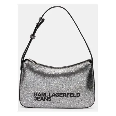 Karl Lagerfeld Jeans kézitáska ezüst, 246J3054