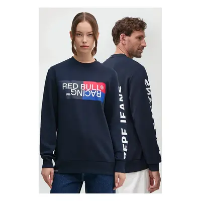 Red Bull Racing x Pepe Jeans felső sötétkék, nyomott mintás, RU580007