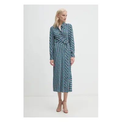 DIANE VON FURSTENBERG ruha maxi, harang alakú, DVFDW3S028